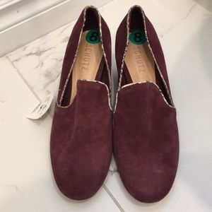 Schutz Suede Cabernet Heels Size 8